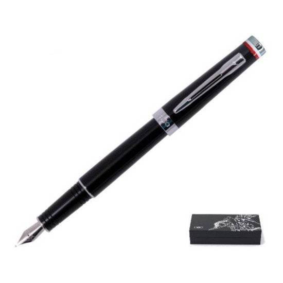 Fountain pen EXO Husaria Polska, black, flag motif